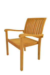 Thumbnail for Anderson Teak Aspen Stackable Armchair (Fully Built & 4 pcs in a box)