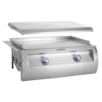 Thumbnail for Fire Magic Echelon Diamond 30-Inch Built-In Natural Gas Griddle With Stainless Steel Cover