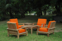 Thumbnail for Anderson Teak Brianna Bahama 6-Pieces Deep Seating Armchair Set
