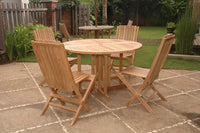 Thumbnail for Anderson Teak Butterfly Comfort 5-Pieces Dining Table Set