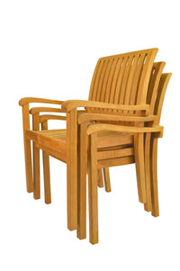 Thumbnail for Anderson Teak Aspen Stackable Armchair (Fully Built & 4 pcs in a box)