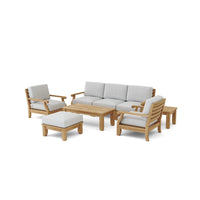 Thumbnail for Anderson Teak Riviera Luxe 8-Piece Modular Deep Seating Set