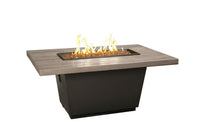 Thumbnail for American Fyre Designs Cosmopolitan Rectangle Reclaimed Wood Fire Table - 54
