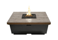 Thumbnail for American Fyre Designs Contempo Reclaimed Wood Fire Pit Table - Square