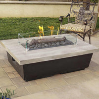 Thumbnail for American Fyre Designs Contempo LP Select Reclaimed Wood Fire Pit Table - Rectangle