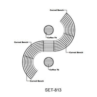 Thumbnail for Anderson Teak SET-813 7-pc Circular “S” Modular Deep Seating Set